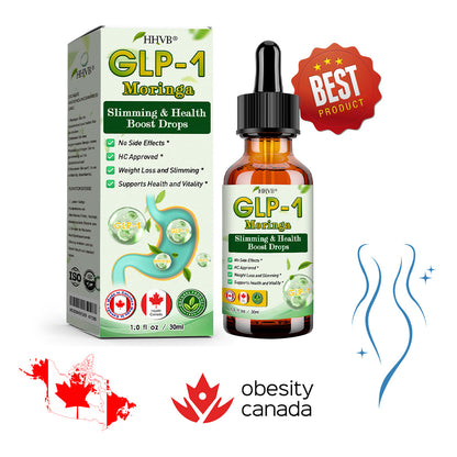 HHVB® GLP-1 Moringa Slimming & Health Boost Drops( 👨‍⚕️Food-grade fat burner – Developed by The Obesity Society)